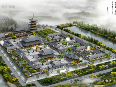 泰州寺庙建筑总体规划方案