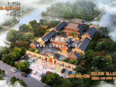 泰州天福寺重建规划效果图